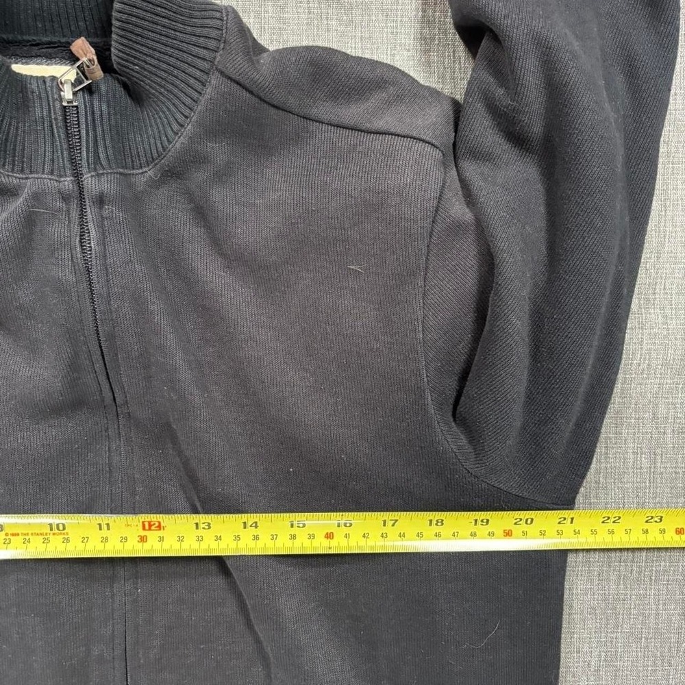 Marvin Richards heavy black zip up jacket - L - Picture 5 of 6